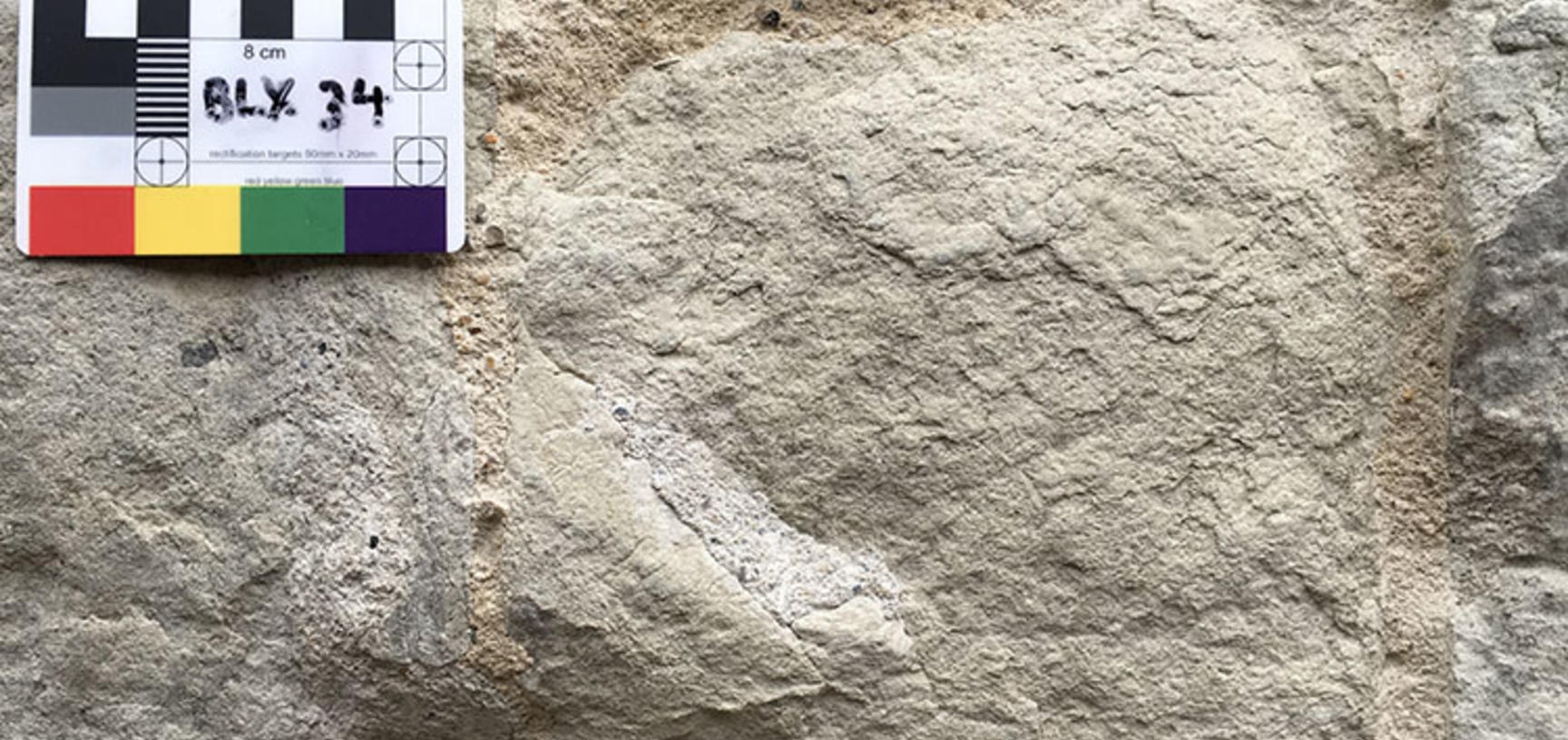 Flaking stone at the Bell Tower, Tower of London