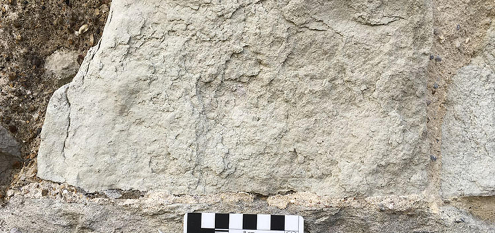 Flaking stone at the Wardrobe Tower, Tower of London